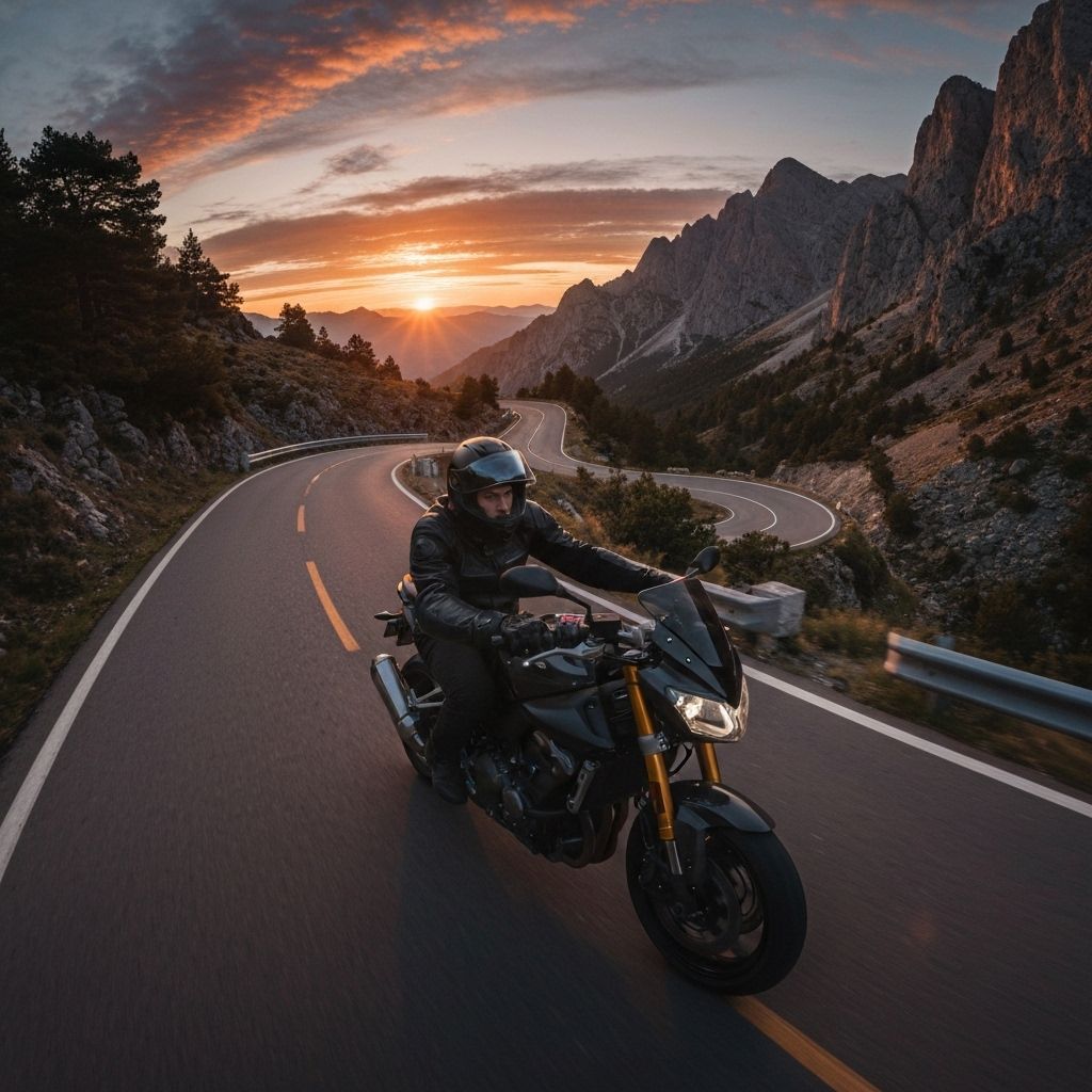 BikerSom on the road